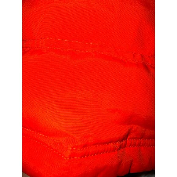 Alpine Design Men’s Puffer Vest Orange Navy Size Large Down Fill - Picture 6 of 6